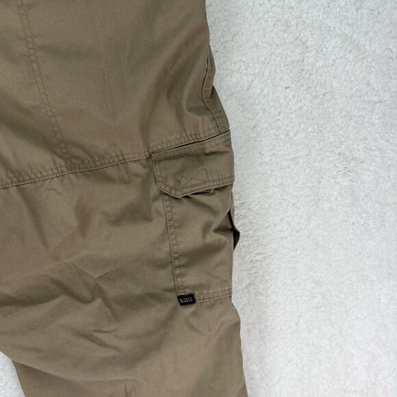 5.11 Tactical Pants Men 42x30 Khaki Taclite Pro Rip Stop Cargo Utility Trousers - Picture 5 of 10